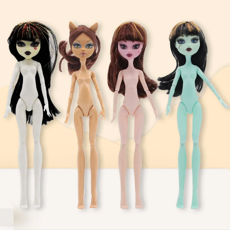 Boneca Fashion Monster Babi de 30cm, Cabeça + Corpo 1/6, Acessórios, 12 Articulações Móveis, Boneca Fantasma Elfo, Brinquedo Infantil para Brincar de Casinha e Vestir