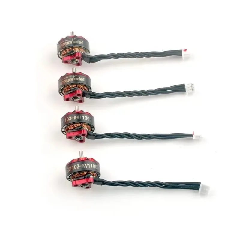 SmCp4PCS HappyModel EX1103 KV11000 1-2S Brushless Motor For Bassline 2S Micro FPV Drone