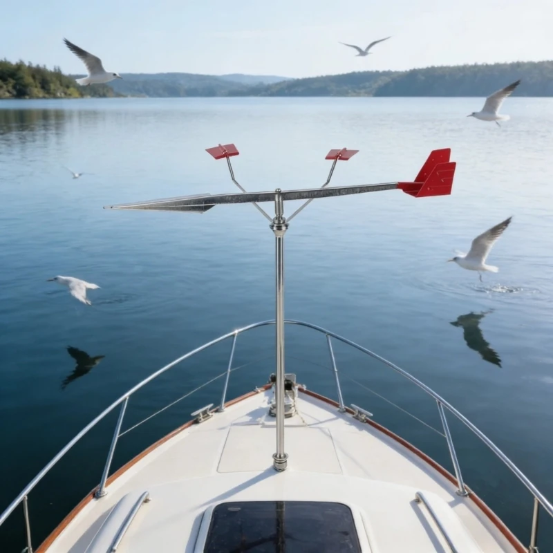 Wind Direction Gauge Easy Installation on Boats Wind Vane Direction view 3