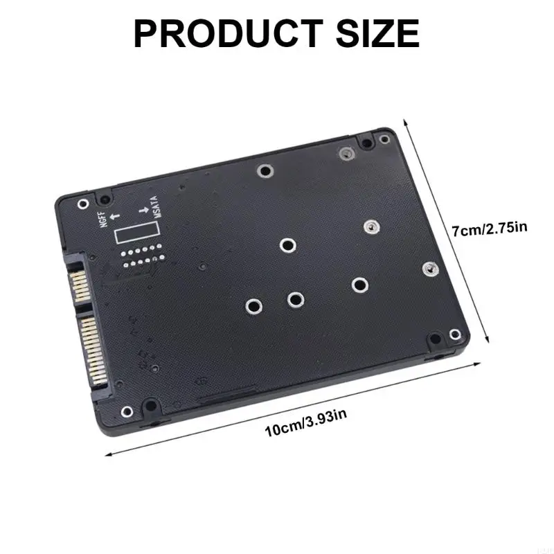 U2JE M.2 NGFF/MSATA su Adattatore SATA3, convertire solido in 2,5 "/3,5" con facilità con dimensioni multiple