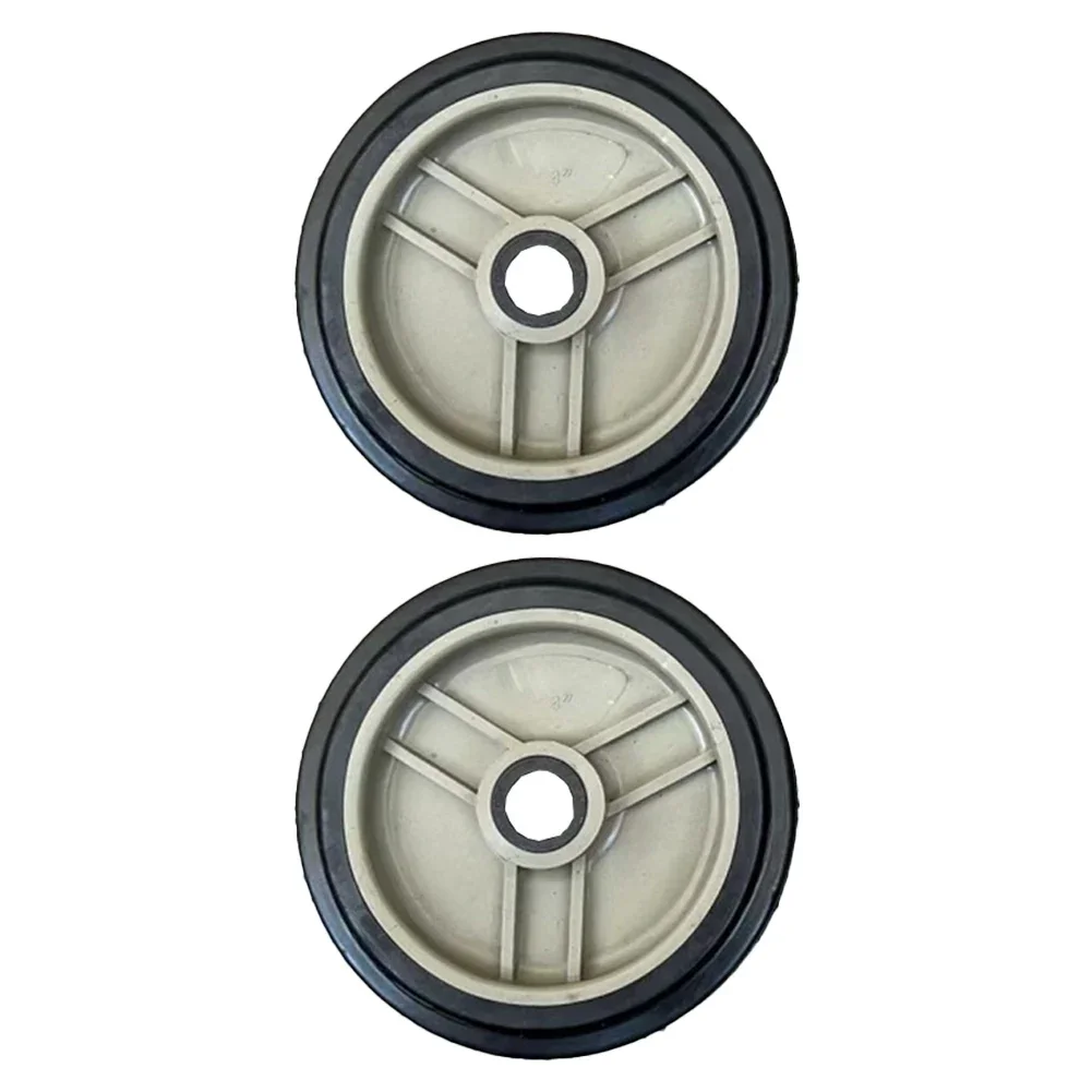 4Inch Caster Wheels Air Compressor Wheels High Performance Non-slip Shock Absorption Shock Resistance Silent Operation