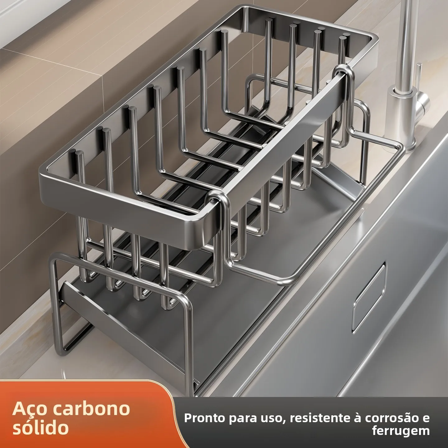 support-de-rangement-de-cuisine-en-acier-inoxydable-pour-eponges-torchons-et-tampons-a-recurer-avec-egouttoir-pour-evier-pour-usage-domestique