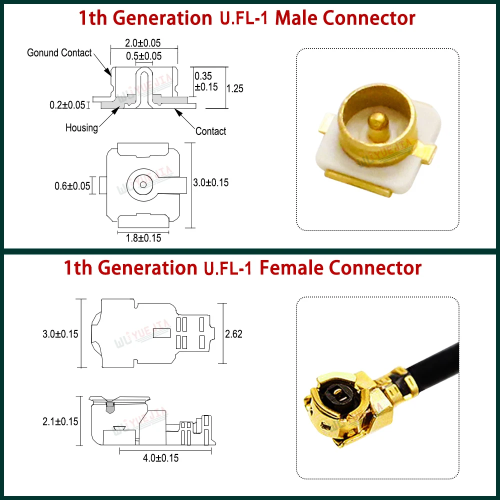 10 قطعة/الوحدة RF113 U.FL MHF-1 أنثى إلى MHF-1 ذكر/أنثى RF1.13 ضفيرة البلوز RF محوري واي فاي هوائي تمديد كابل 5 سنتيمتر-100 سنتيمتر