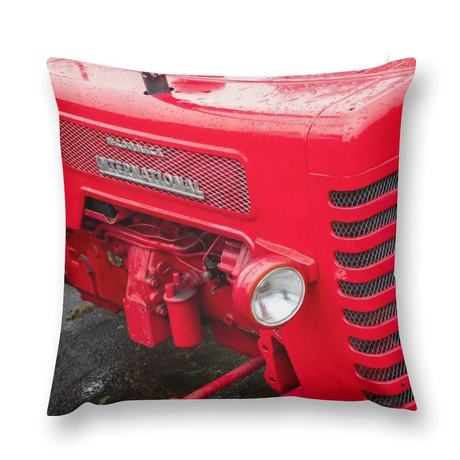 Restored International B275 Tractor Throw Pillow Room decorating items Luxury Sofa Cushions pillow