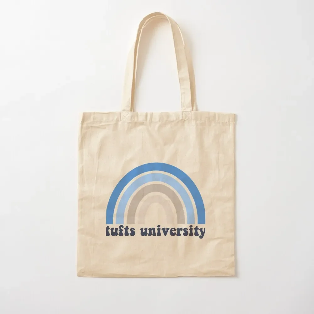 

tufts - rainbow Tote Bag women bag shopping bag logo Fabric