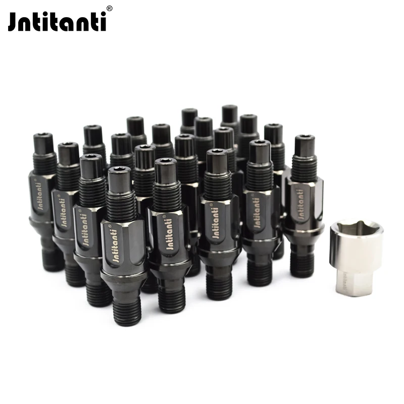 

Jntitanti Factory racing parts Gr.5 titanium anti-theft wheel stud conversion kits M14*1.25mm for BMW MINI Rolls-royces racing
