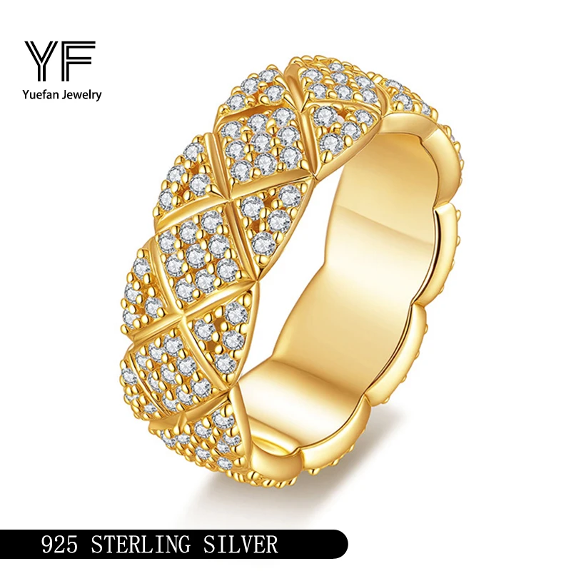 

Кольца для мужчин, муассанит, серебро 925, ювелирные изделия золотого цвета, женский браслет в стиле хип-хоп, ювелирные изделия, сертифицированное GRA, мужское кольцо