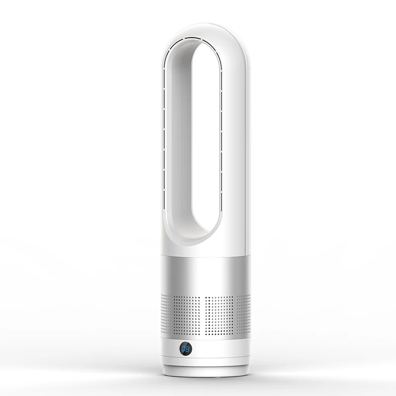 Hot and Cool Bladeless Heater Fan With Remote Control Standing Leafless Fan