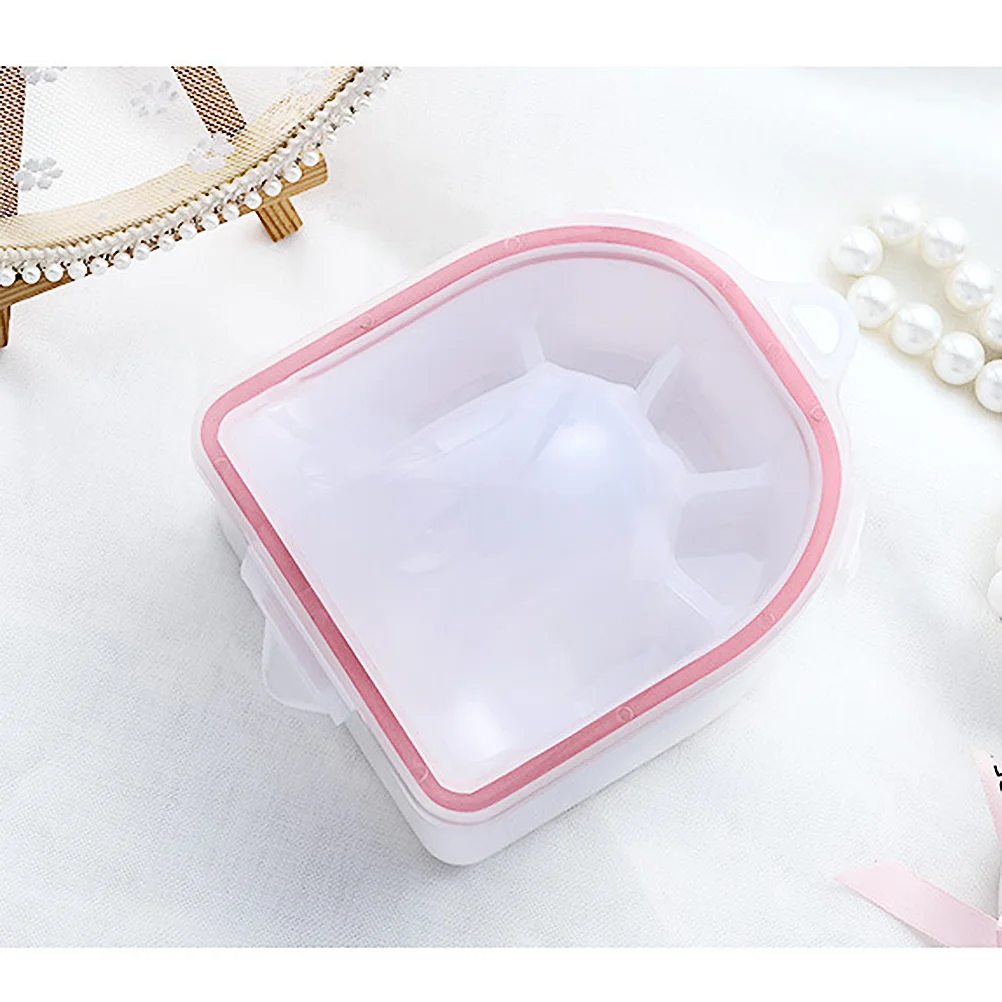 2pcs Nail Soak Bowl Two Layer Manicure Bowls Hand Dead Skin Removing Bowls Manicure Care Bowl for Home