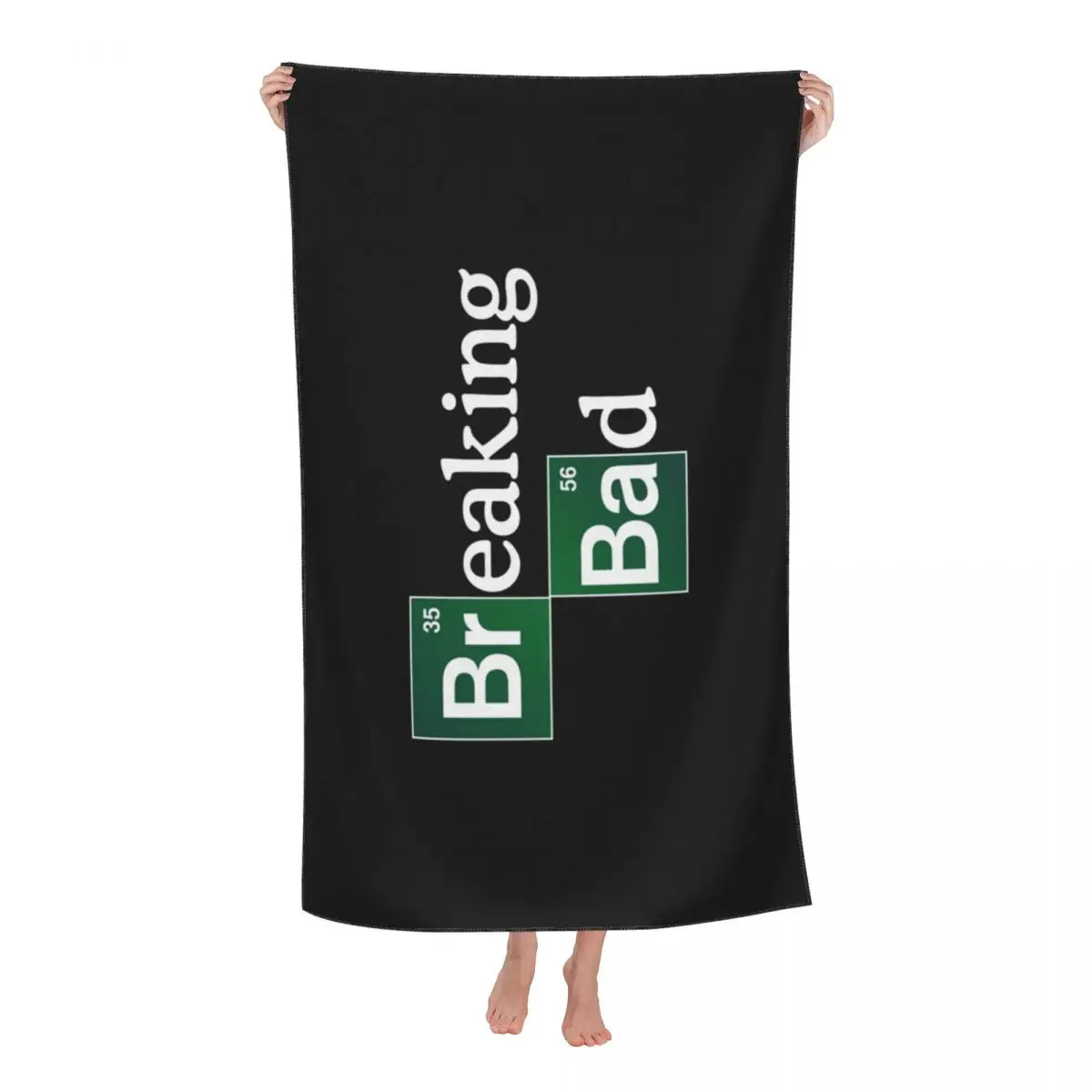 

Custom Breaking Bad Bath Beach Towel Microfiber Heisenberg Tv Show Travelling Swimming Camping Towels