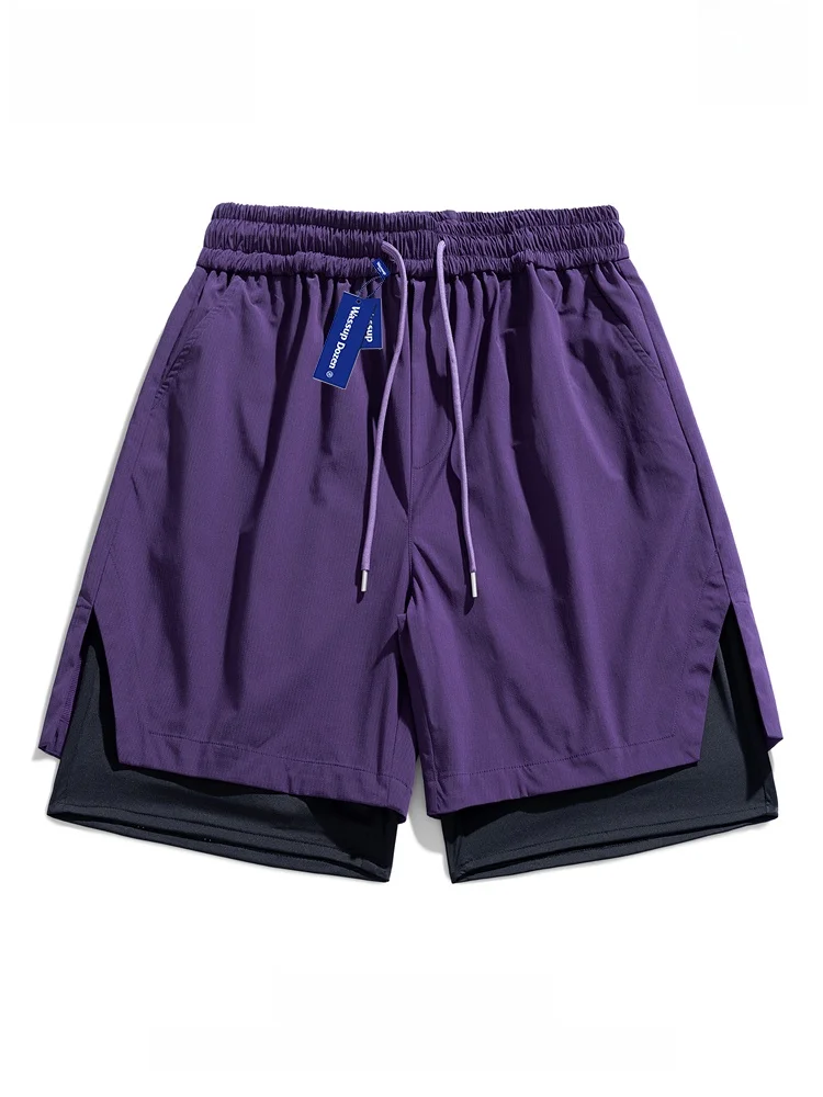 

Мужские летние повседневные шорты Wassup Dozen в американском стиле, свободного кроя, дышащие, прямые, из полиэстера, для ежедневной носки