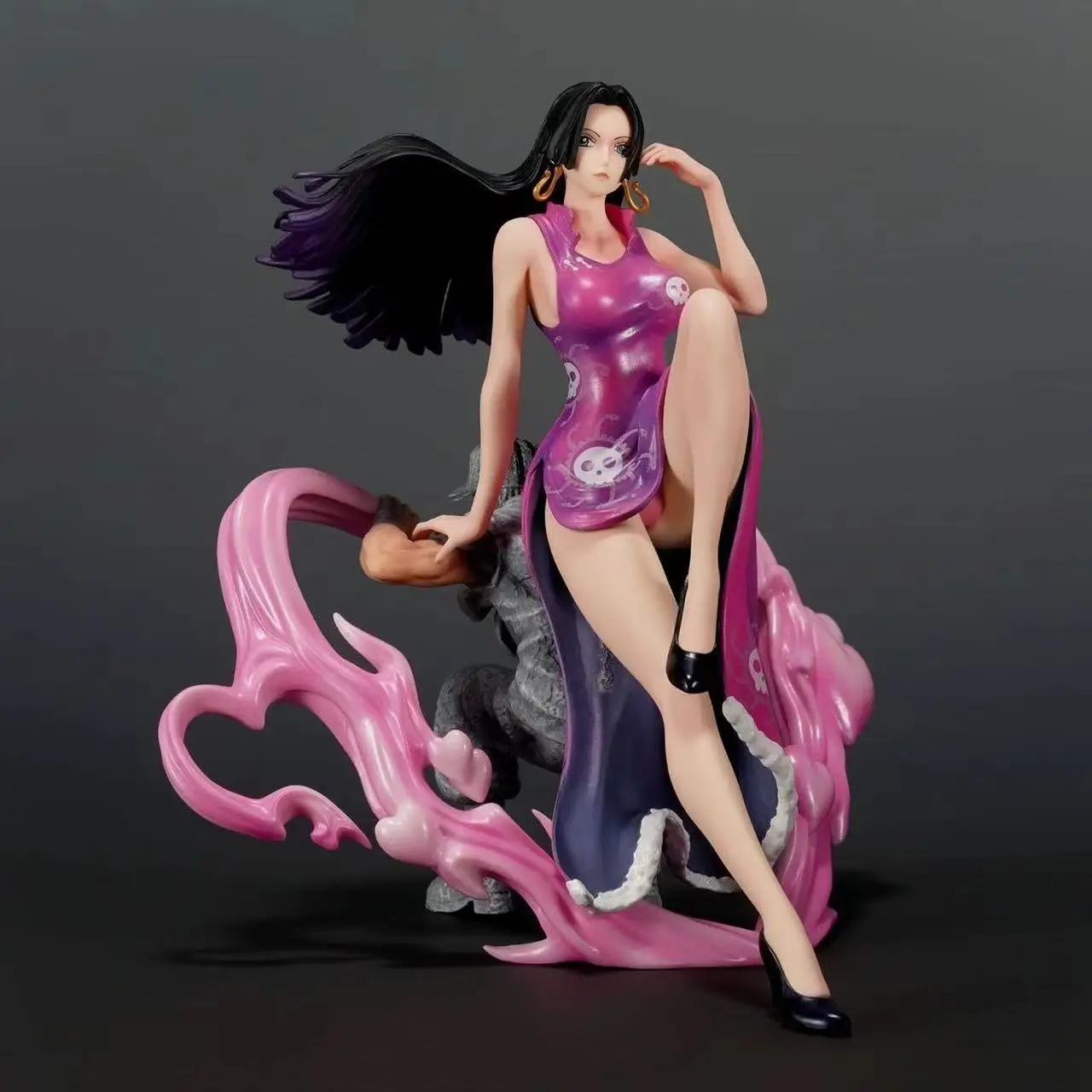 One Piece Anime Figures 20CM Hancock Cheong-sam Female Emperor Action Figurine Sexy Girl Models Gk Statue Collectible Toys Gift