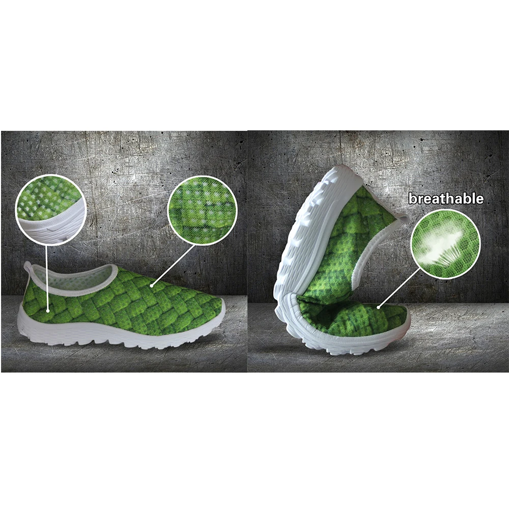 Summer Women's Mesh Sneakers Russian Matryoshka Print Light Women Ballet Flats Shoes Teen Girl Spring Beach Loafers