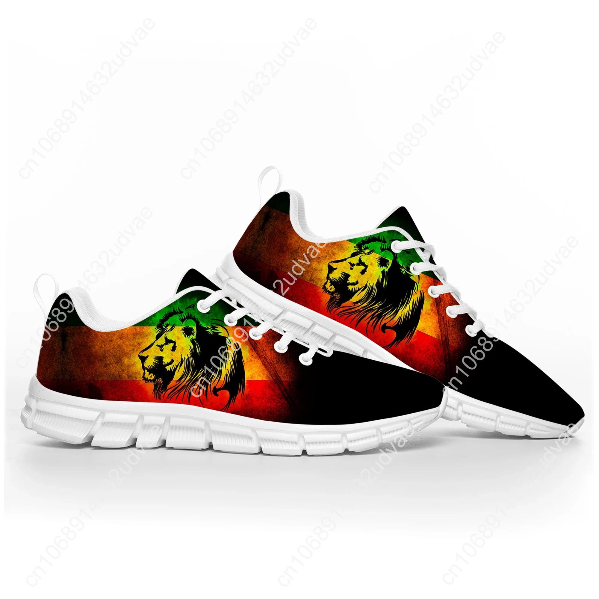 Reggae Rastafarian Rasta Rastafari Lion Of Judah Sports Shoes Mens Womens Teenager Sneakers Casual Custom Shoes