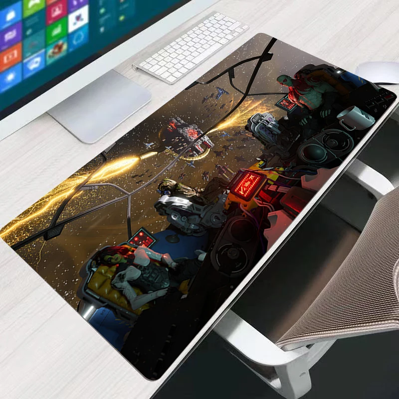 카와이 마우스 패드 은하계의 수호자 귀여운 소녀 가비네트 게이머 컴퓨터 책상 매트 키보드 패드 PC 게임 액세서리 마우스패드