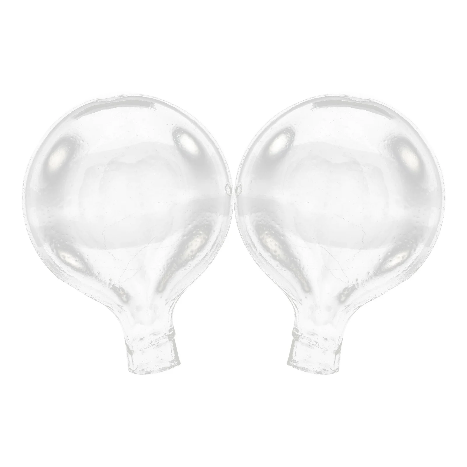 قطعتان من ظلال الزجاج للأضواء المعلقة، عاكس الضوء الحديث الشفاف، بديل لسطح أملس، إضاءة دافئة مثالية لمكتب المقهى المنزلي