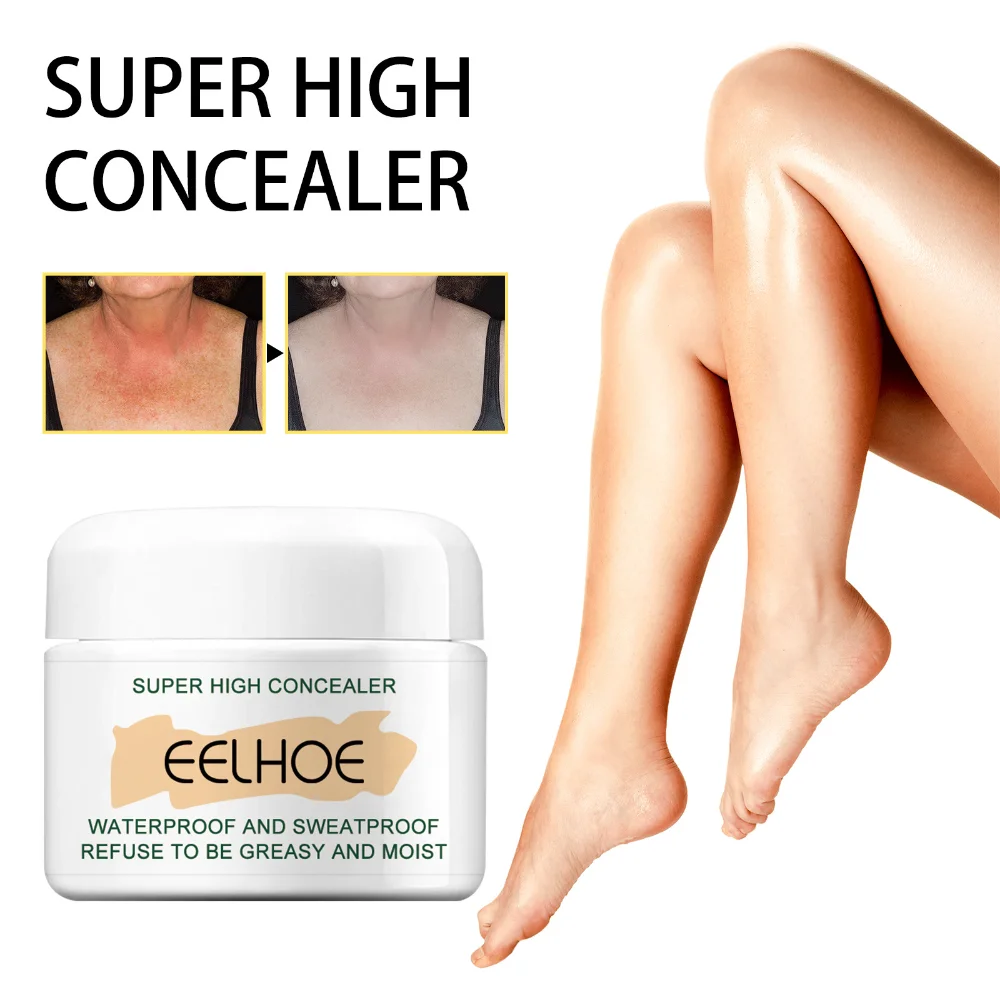 Body Concealer Creme flüssige Grundierung für Cover Spotsacne Markierungen und Augenringe Flecken wasserdicht vertuschen 3-Farben-Concealer