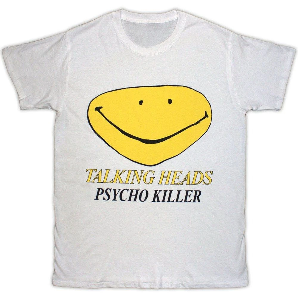 

Talking Heads - Psycho Killer Peripheral Pattern Printing Summer Luxury Brand Cotton Men's and Women's T-Shirts Short Sleeves