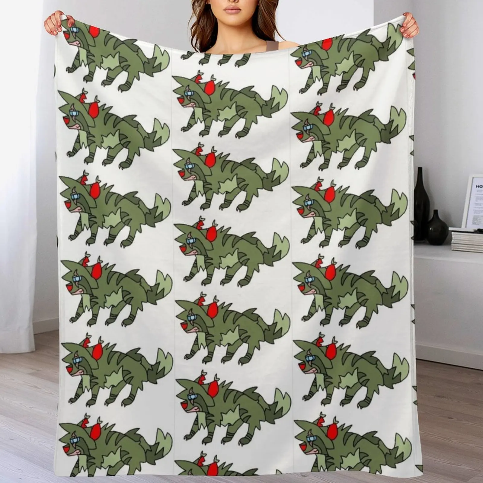 

Snake Tail Throw Blanket Winter beds Soft manga Furry Blankets