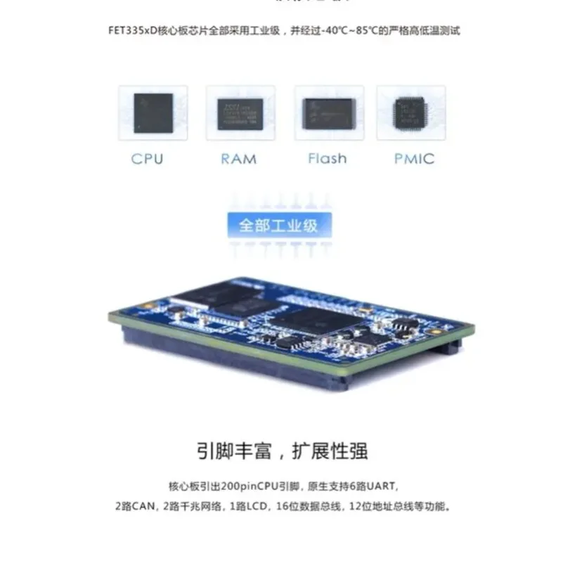 A8 Industrial Development Board TI AM335x Core Board Embedded Evaluation Board 3354