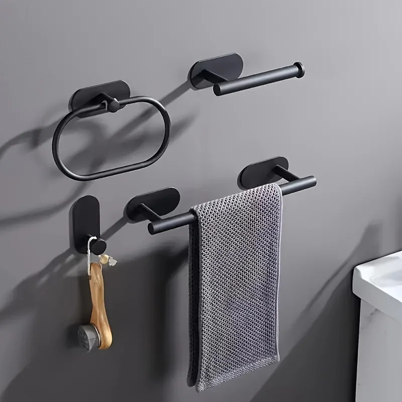 Over The Door Hooks, Towel Rack with 6 Hooks, Towel Holder for Hanging Heavy Duty, Door Rack Over Door Hanger for Bedroom Bathroom Kitchen - view 3