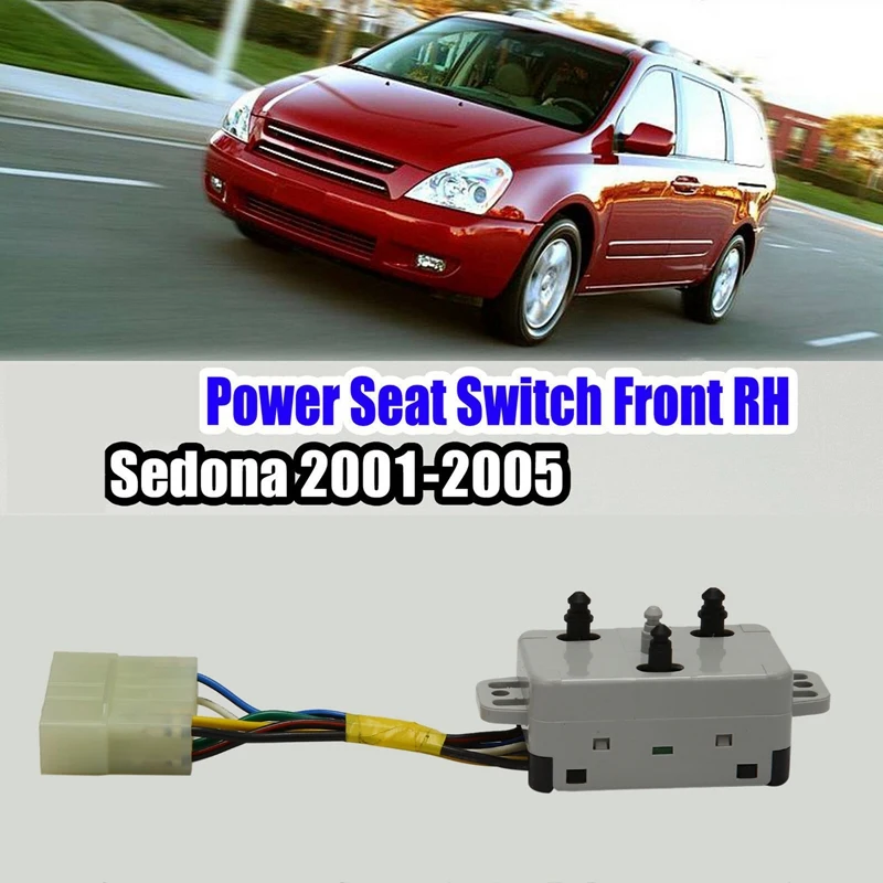 

Car Power Seat Switch Box Front Right Passenger For KIA Sedona 2001-2005 0K55H88261