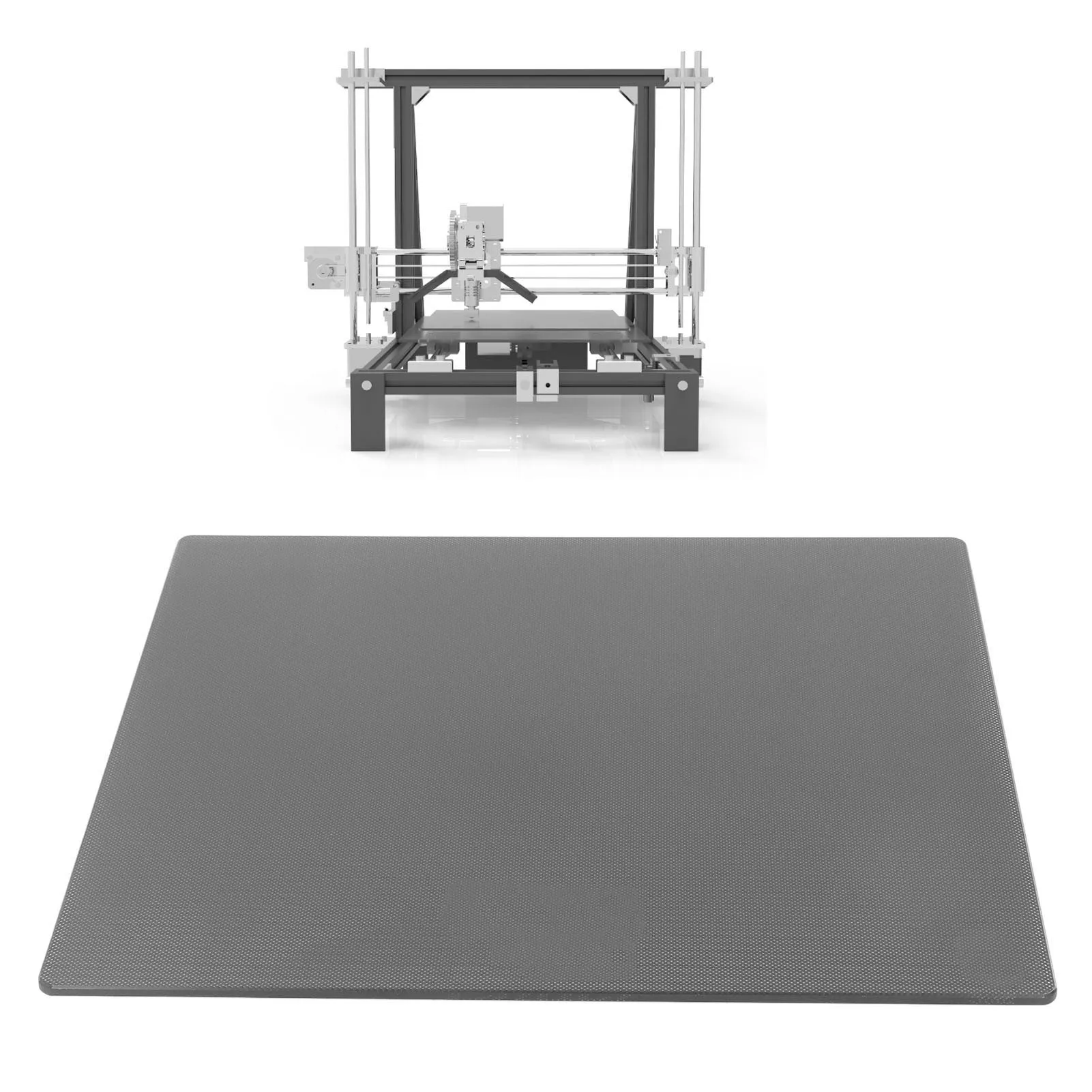 

3D Printer Glass Bed 220x240x4mm Tempered Plate Build for Anycubic MEGA S 3D Printer Tempered Glass Plate