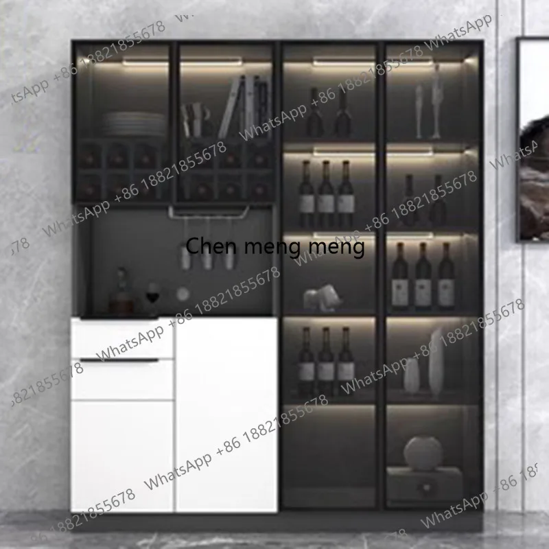 Wine Bookcase Cabinets Librero Decor Storage Organizer Living Room Cabinets Magazine Racks Wood Gabinete Chinese Style Furniture