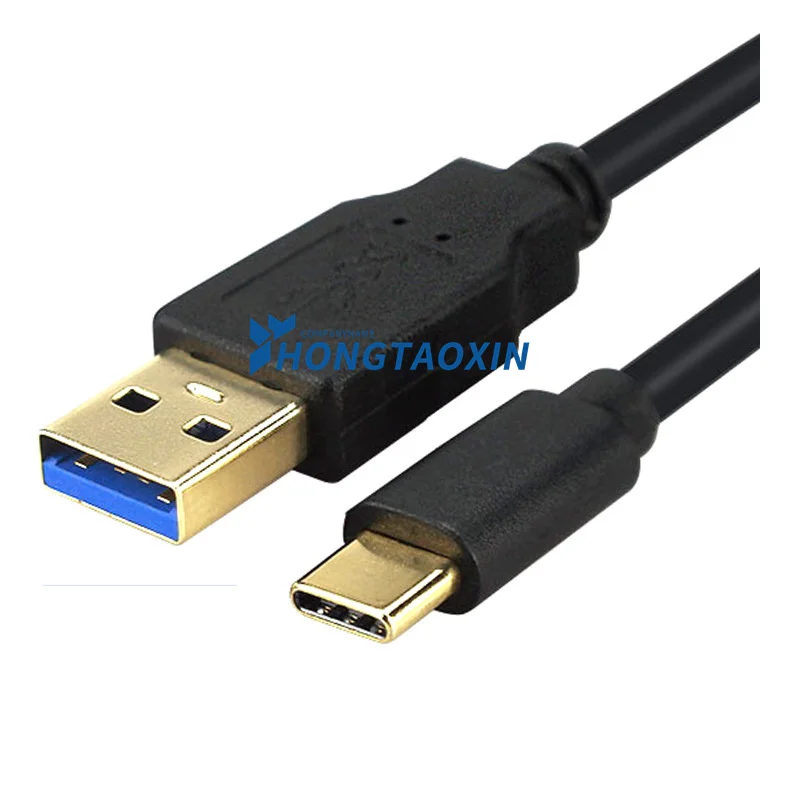 Gold-plated Elbow Cable Type-C To USB3.0 Charging Data Cable 90-degree Right-angle Type-c Hard Disk Notebook Mobile Phone Cable