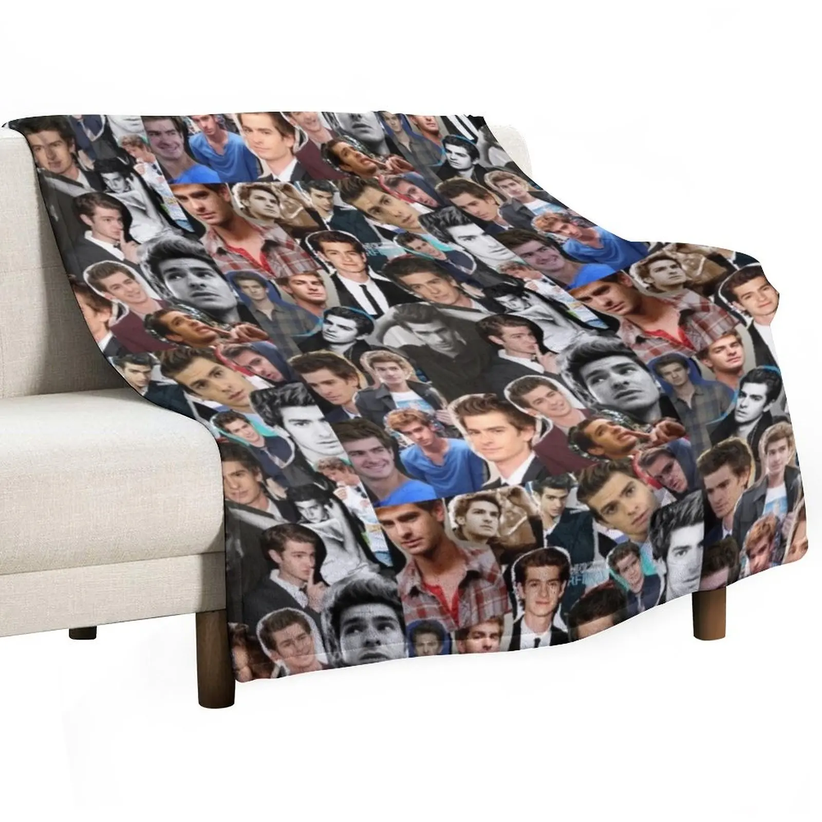 Andrew Garfield Fan Art Throw Blanket decorative Decoratives Giant Sofa Blankets