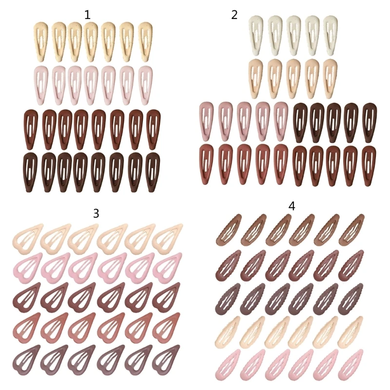 

Girls Hair Clip Set Metal Side Clip Metal BB-Clip Hairpins Girl Headdress 30pcs Dropship