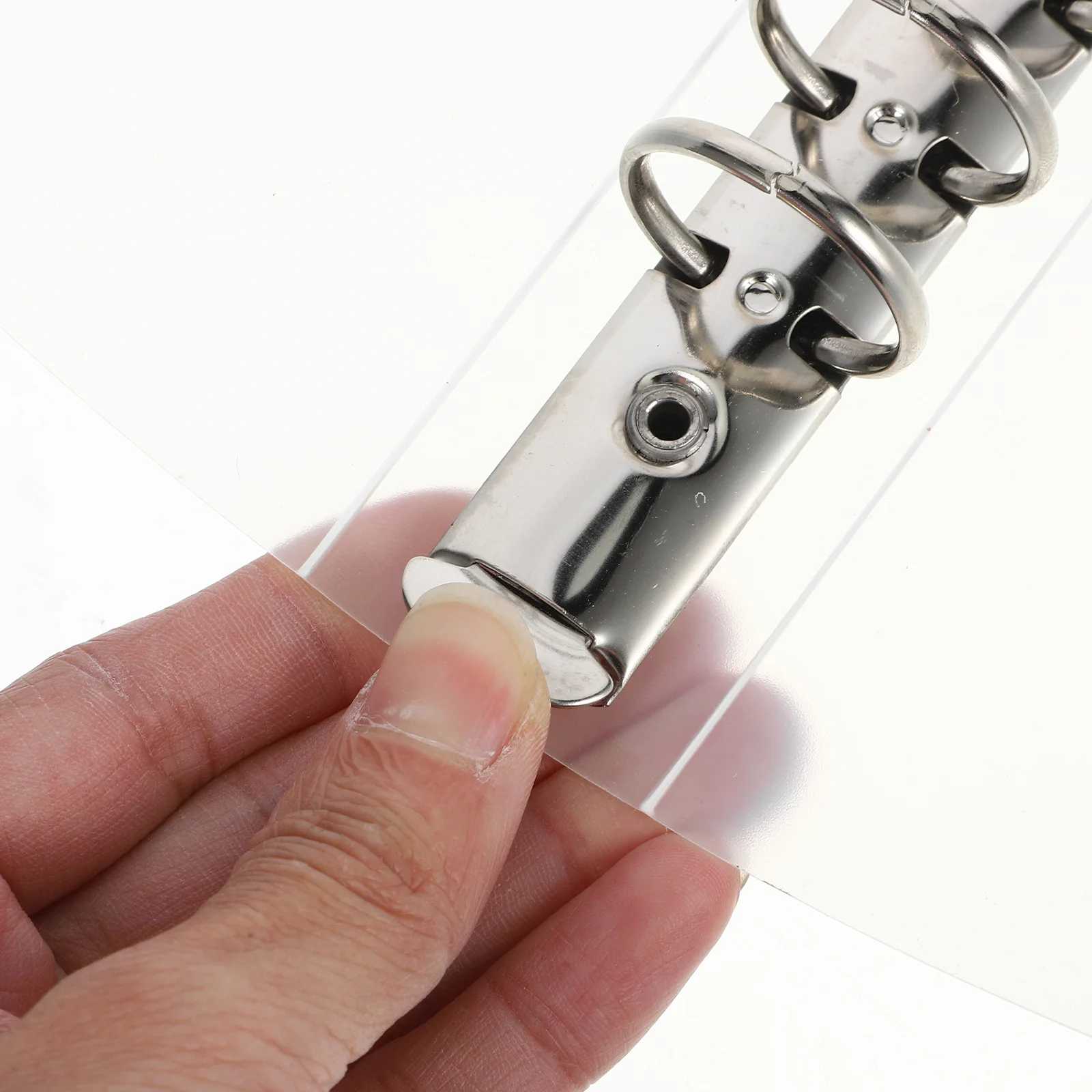 2 قطعة غطاء دفتر الملاحظات PP مادة الحديد قابل للتعديل كليب المنظم مدرسة مكتب وثيقة الموثق قذيفة