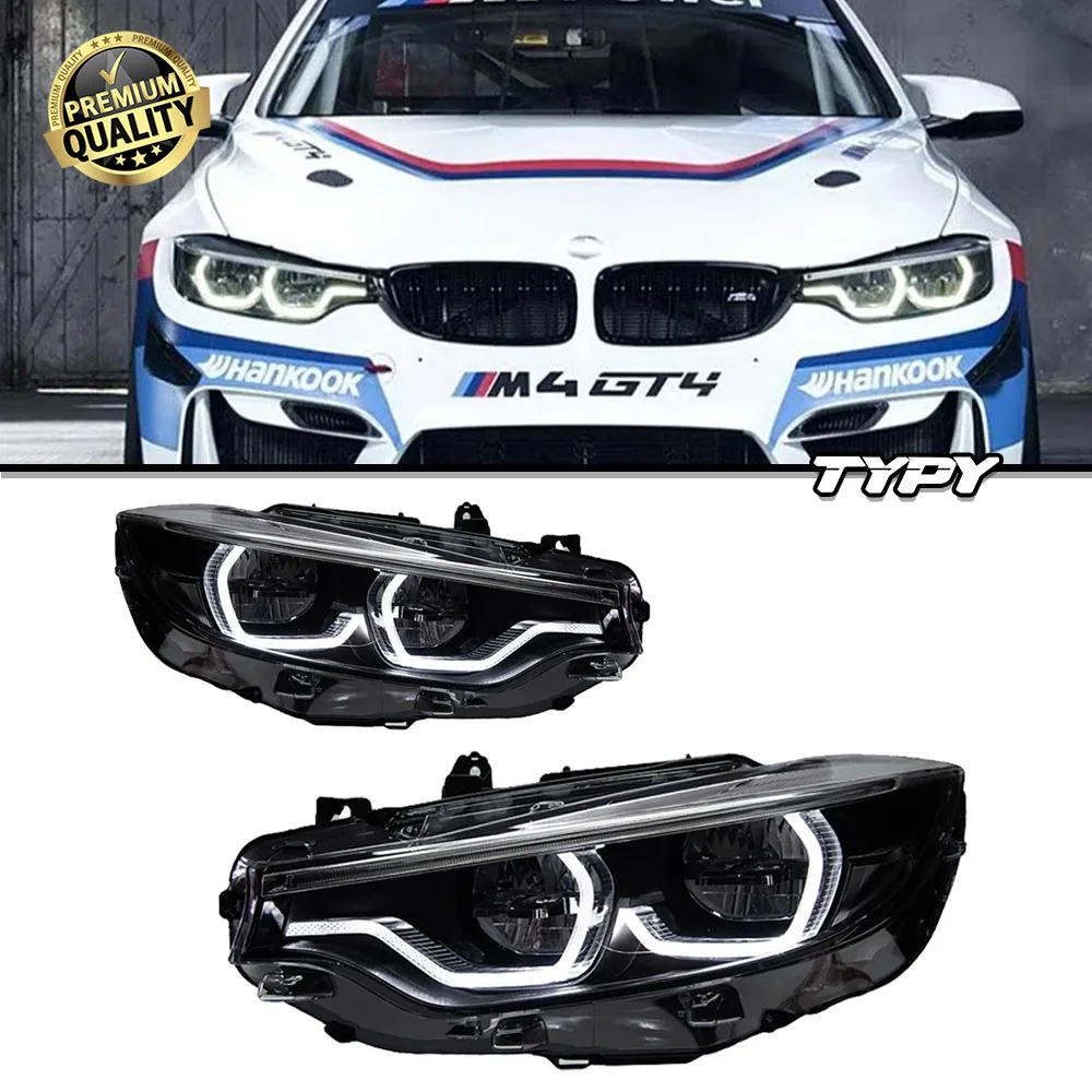 

TYPY Высокое качество, новый стиль, отражатель, автозапчасти, модифицированная фара для BMW 4 серии F32 F36 2013-2020, светодиодная фара в сборе