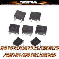 Rectifier bridge pile DB107S DB157S/DB207S/DB104 / DB105 / DB106 SEP strips inserted straight