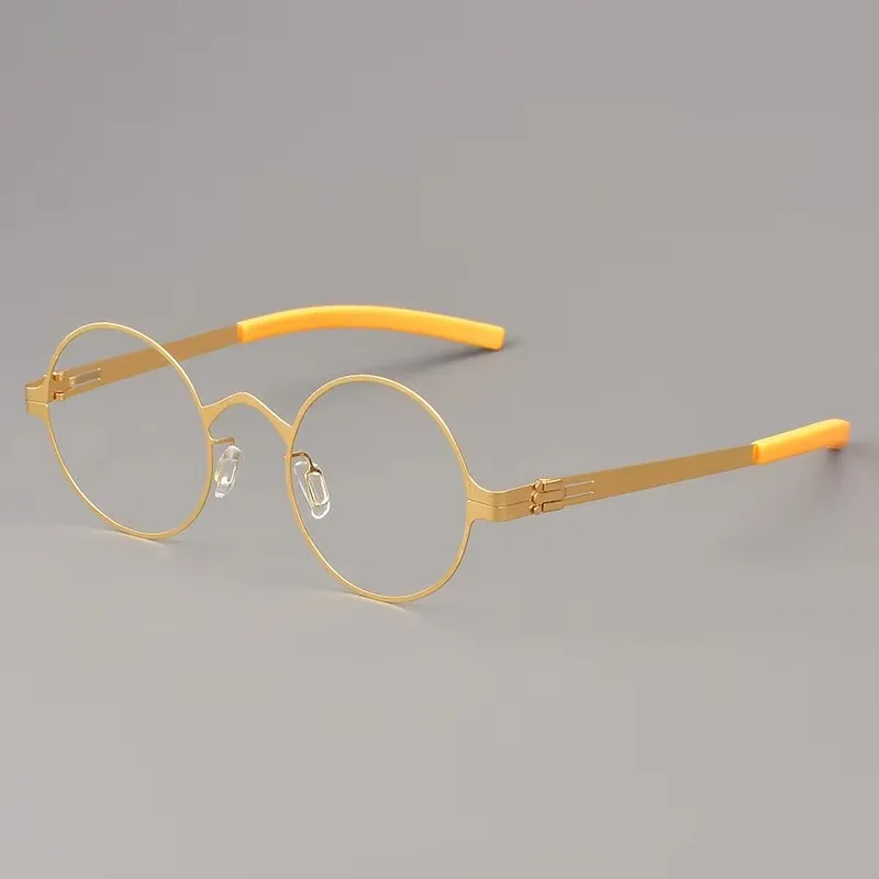 German handmade glasses with screw free ultra light frame, suitable for men and women with high myopia