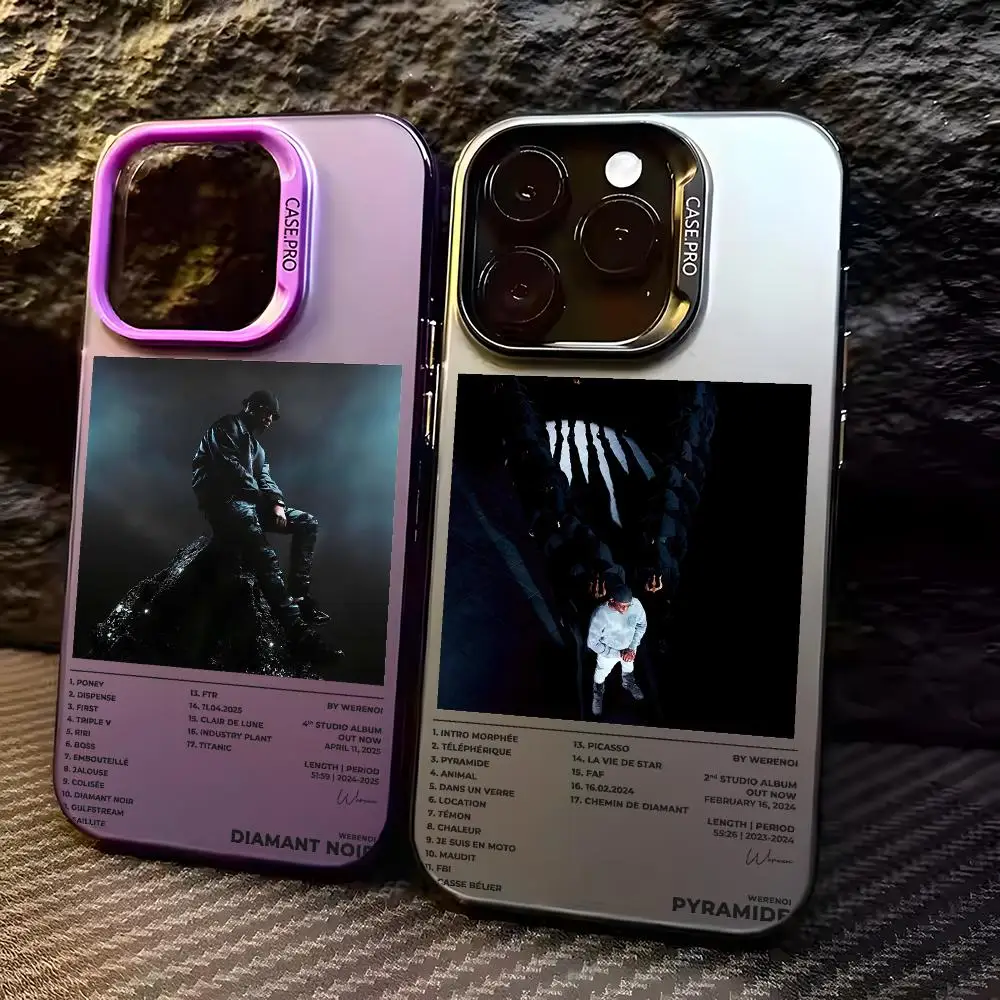 Rapper W-Werenoi Phone Case For iPhone 17 16 15 14 13 12 11 Pro Max Designer Matte Laser Aurora Funda Phone Case view 2