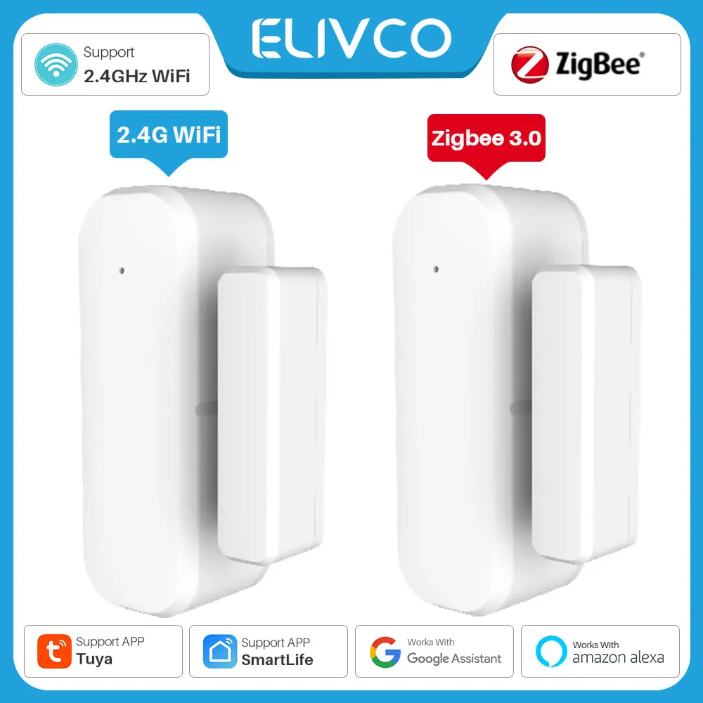 Tuya واي فاي/زيجبي باب الاستشعار الذكية أمن الوطن حماية نافذة الباب الكاشف الحياة الذكية APP يعمل مع أليكسا جوجل الرئيسية
