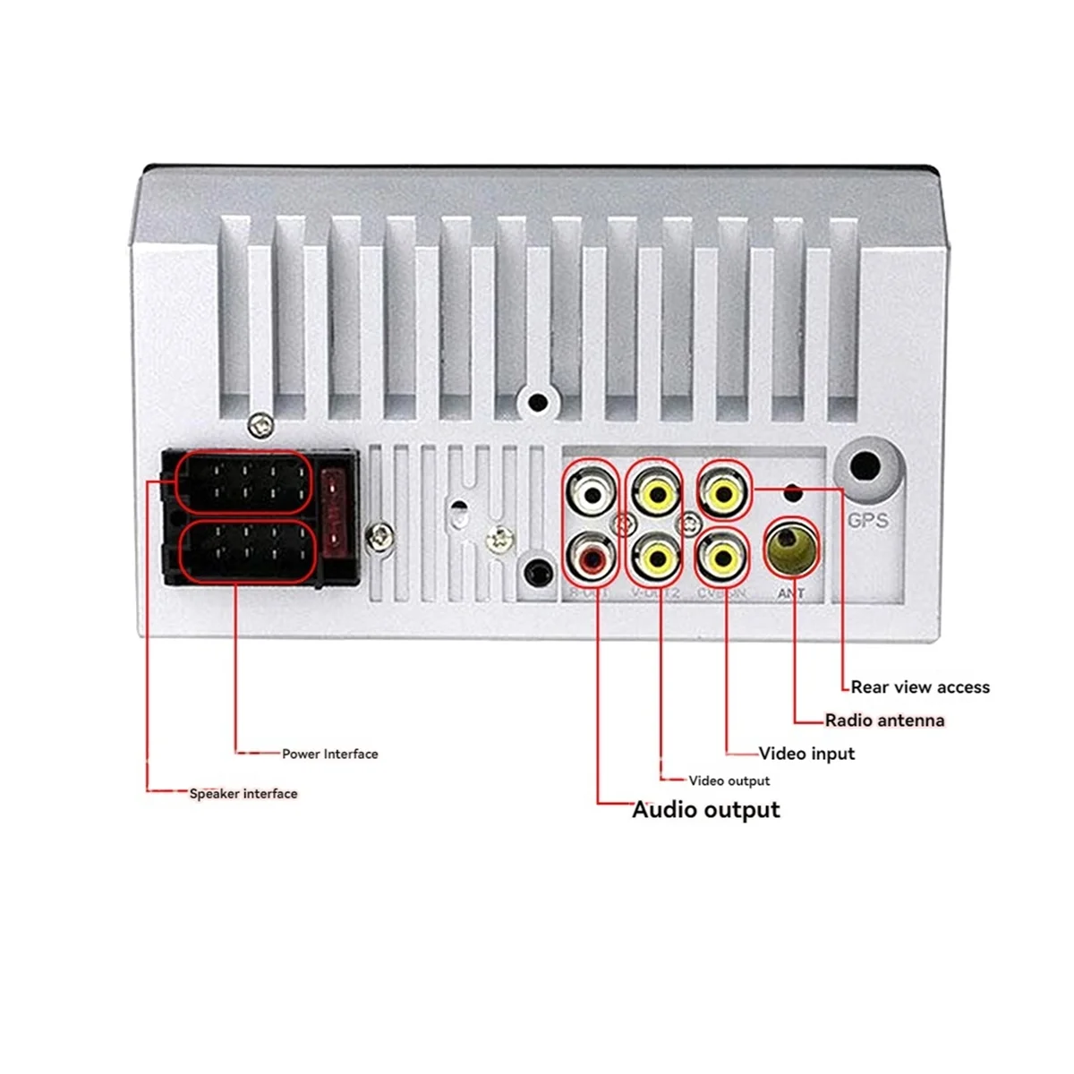 

7018B Car Av 7 Inch Hd Press Screen Car Bluetooth Mp5 Player Car Card Bluetooth Handsfree HD GPS Portable Navigation