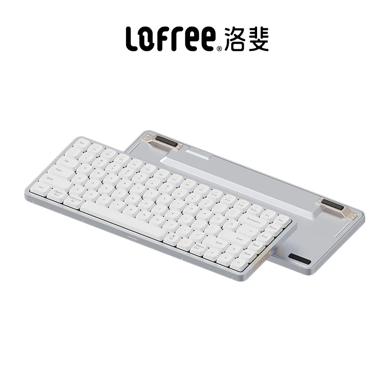 Lofree Flow Low Profile Mechanical Keyboard Dual Mode Wireless Bluetooth RGB Gasket Portable for Gamer Laptop PS4 IPhone IPad