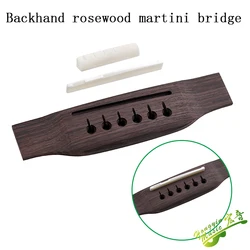 Backhand Guitar Left handed guitar Bridge Replacement Parts Acoustic  Guitar Accessories  Indian Rosewood