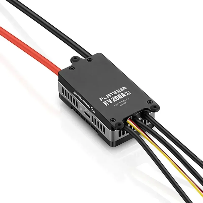 Hobbywing Platinum 260A SBEC/OPTO HV V5 Brushless Speed Controller ESC 6-14S Lipo for 700-800 Electric Helicopter Fixed-Wing