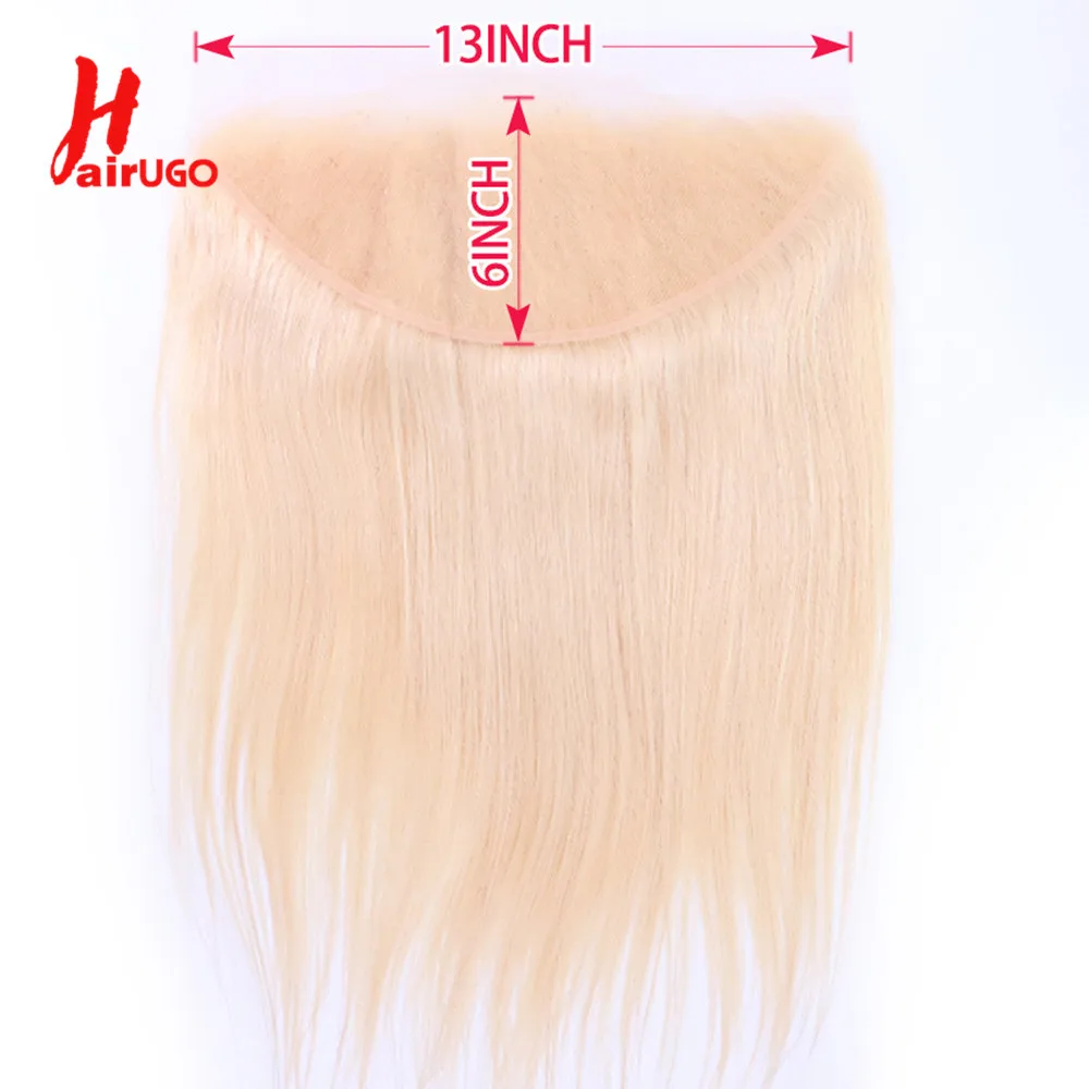 

Brazilian 13x6 Lace Frontal 613# Blonde Straight 13x4 Lace Front With Baby Hair 100% Human Hair Remy Transparent Lace HairUGo