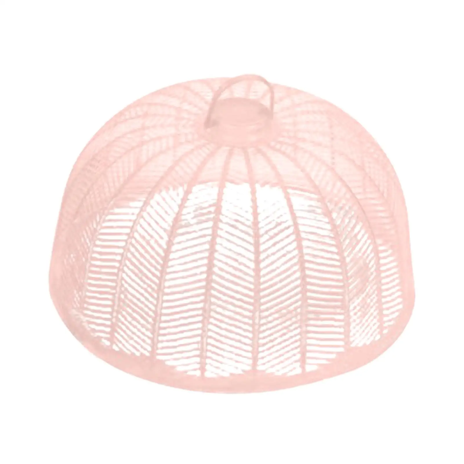 Large Food Cover Net Reusable for Outside Picnic BBQ Party Table Dining Fly Shield Portable Folding Handle for Bowls and Plates