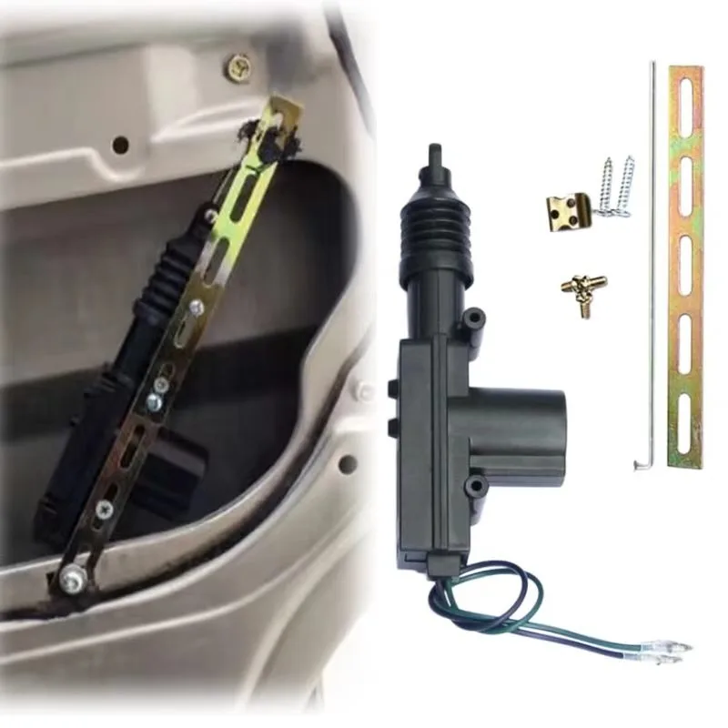 Car Locking System Actuator Automobile Central Door Lock Motor Kit Heavy-Duty 12V Power Locking System Single Gun Type Kit