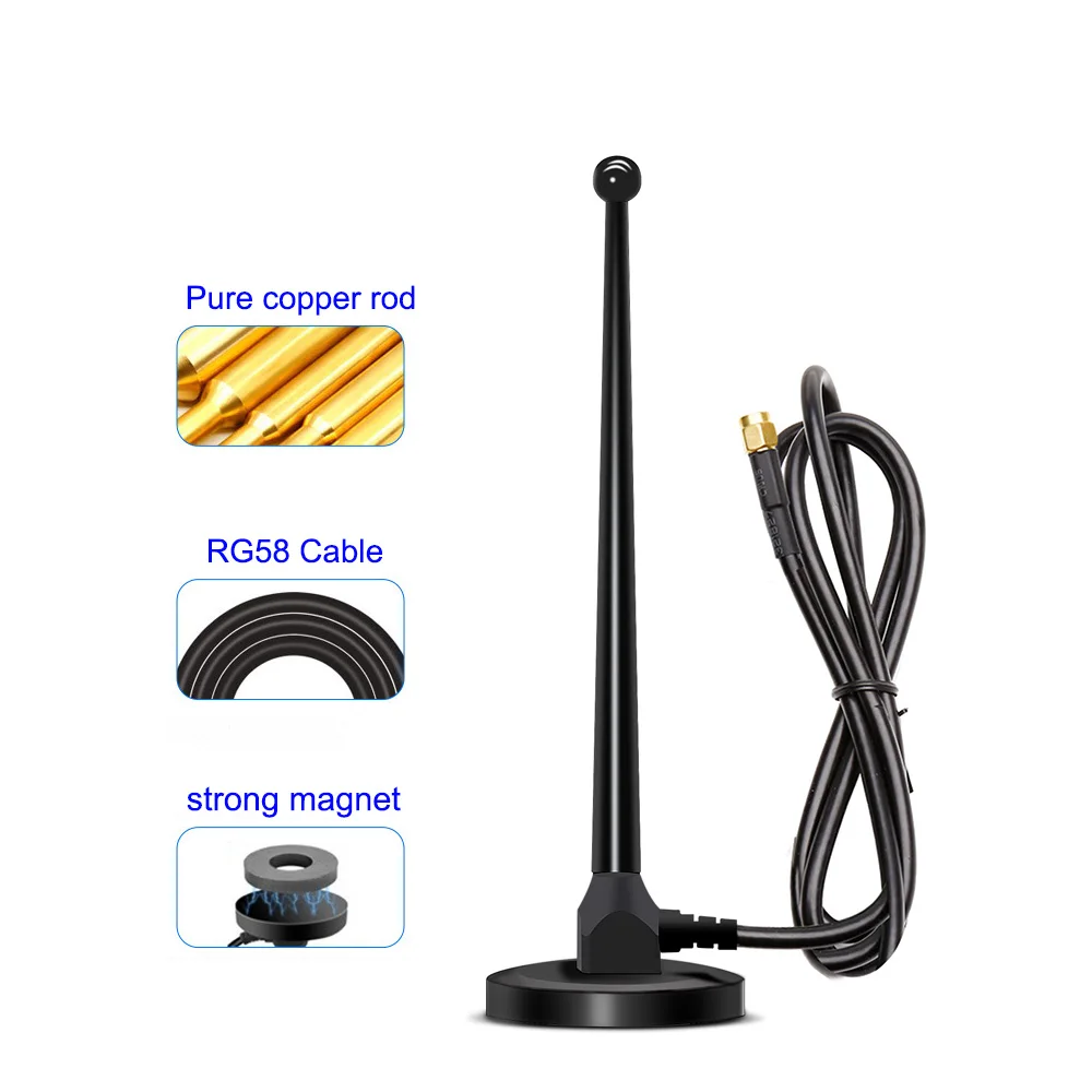 38dBi 433MHz Antenna hight gain Omnidirectional Magnetic Base Antenna for Smart Home Data Transmission Interphone LORA module