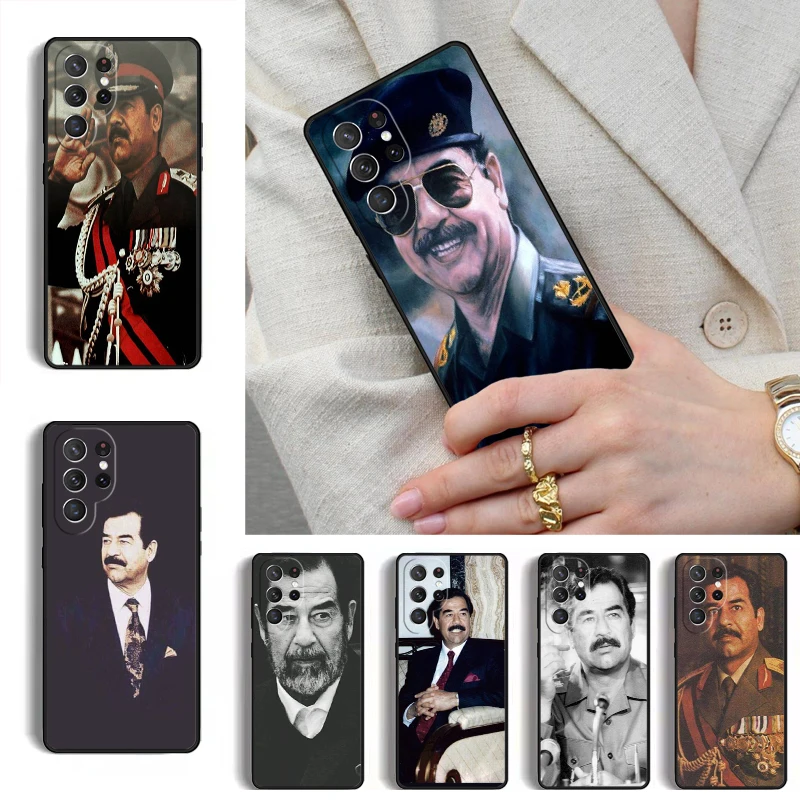 Saddam Hussein Iraq Arabic BUMPER Phone Case for Samsung Galaxy S26 S25 Ultra S24 S23 S22 S21 Plus Note 10 Bumper Cover