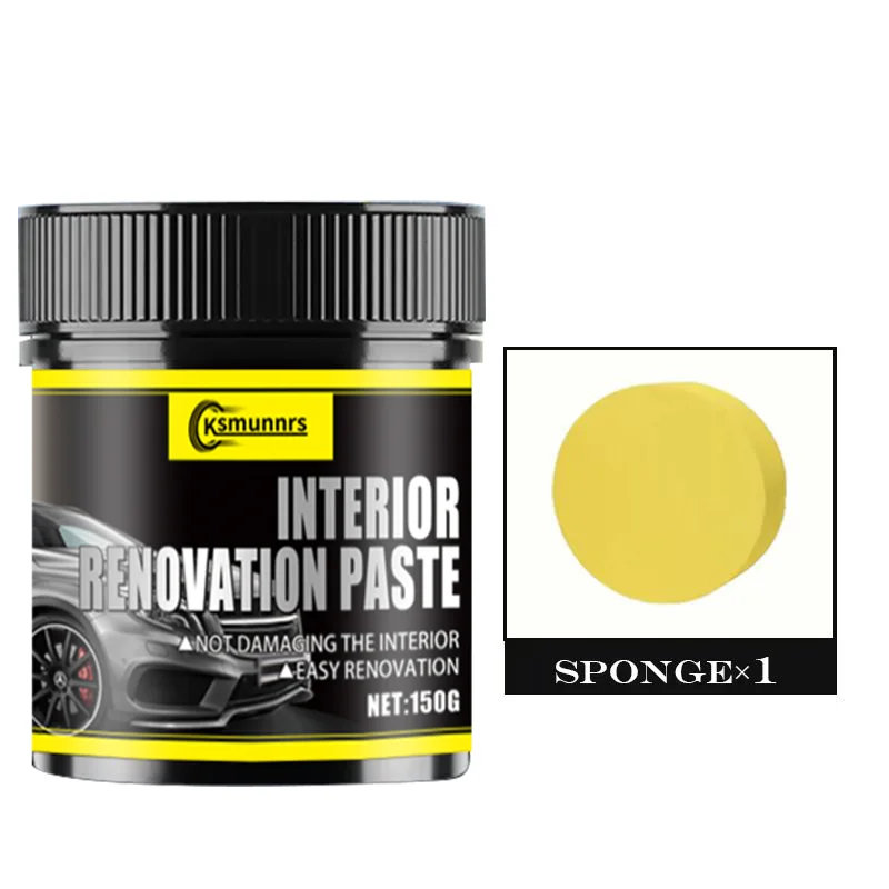 Car leather care cream - suitable for nourishing and refurbishing seats, steering wheels and door panels, with plastic parts image 6