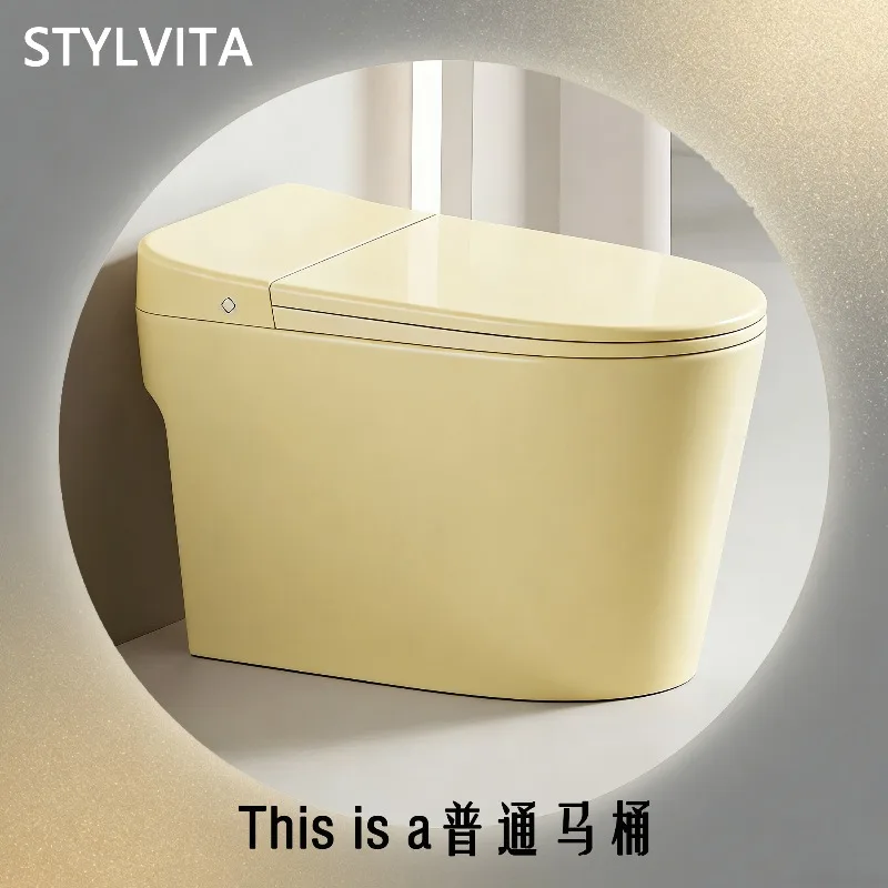 

No electricity toilet new retro color air energy unicorn ceramic toilet