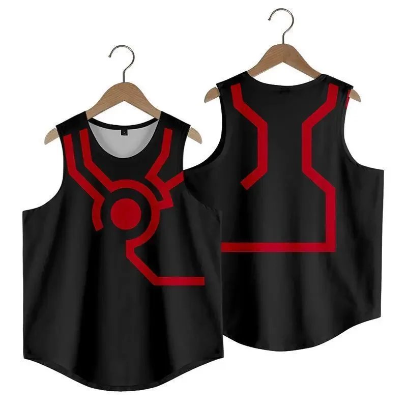 Camiseta de disfraz de Cosplay para hombres y mujeres, ropa de manga corta, Yusei Fudo yumei