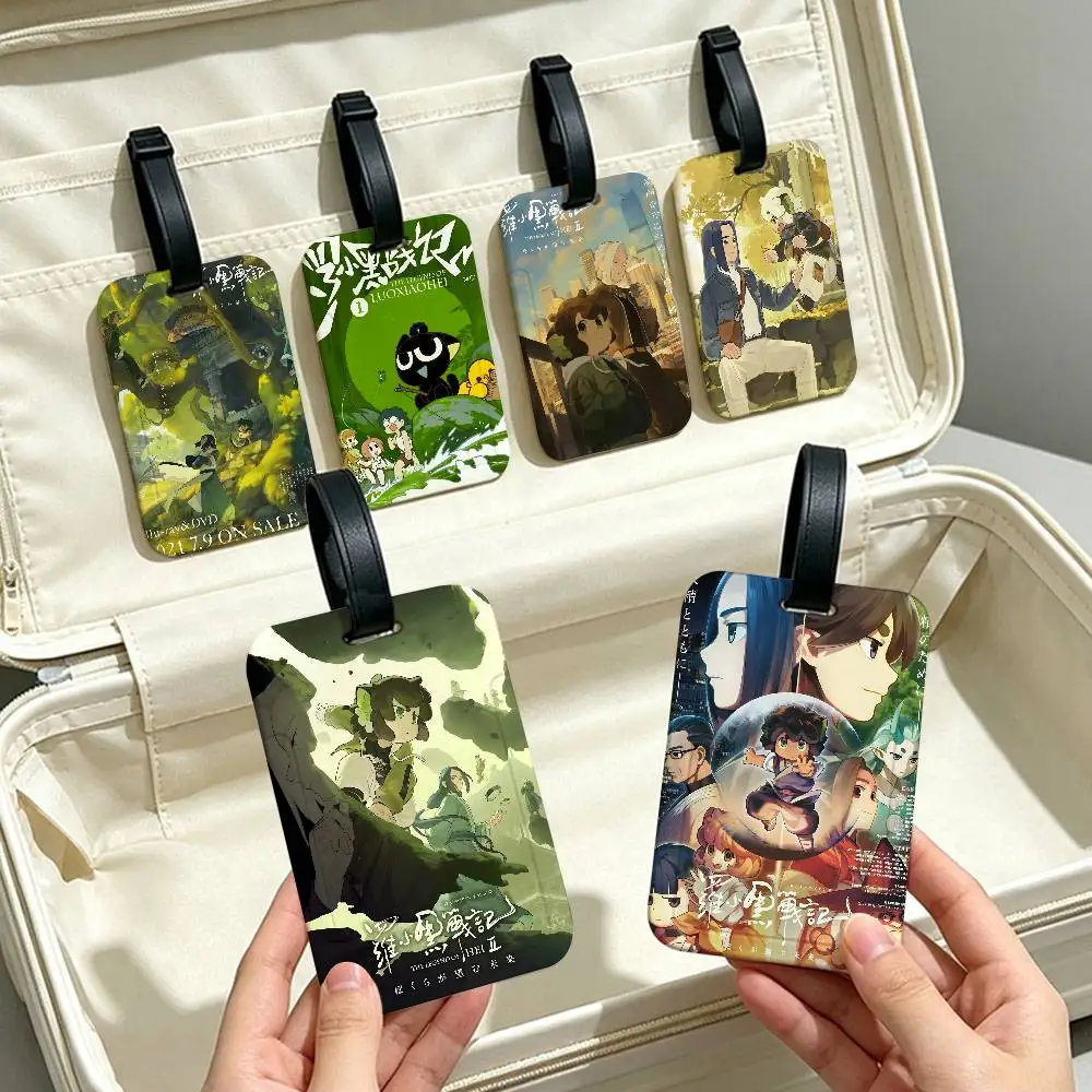T-The-Legend-Of-Hei Magical-Epic Durable PVC Anti lost Baggage Tag With Info Card Lightweight Luggage Identification Label